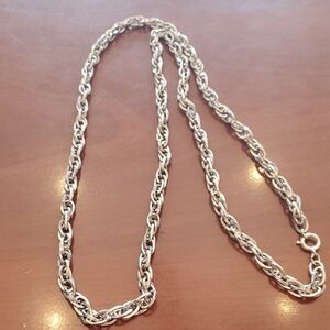 Elegant Silver Chain Necklace